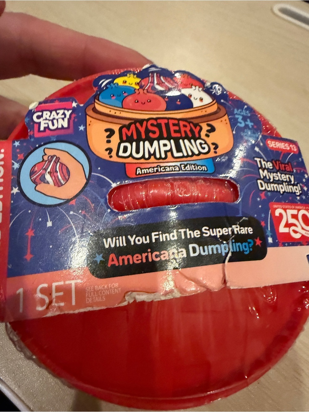 New Viral Mystery RMS Squishy Dumpling Crazy Fun Americana USA Limited Edition